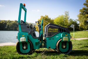 Engin de compactage proposé à la location par Gautier Location