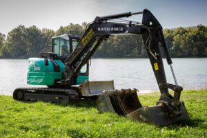 Matériel TP & Mini-pelle 1 Mini-pelle proposée à la location par Gautier Location